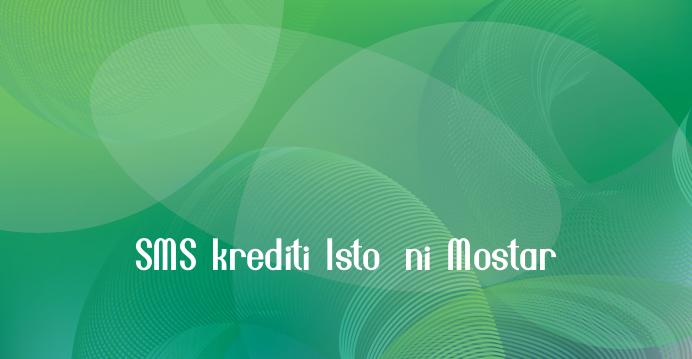 SMS krediti Istočni Mostar