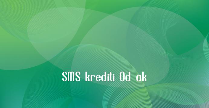 SMS krediti Odžak
